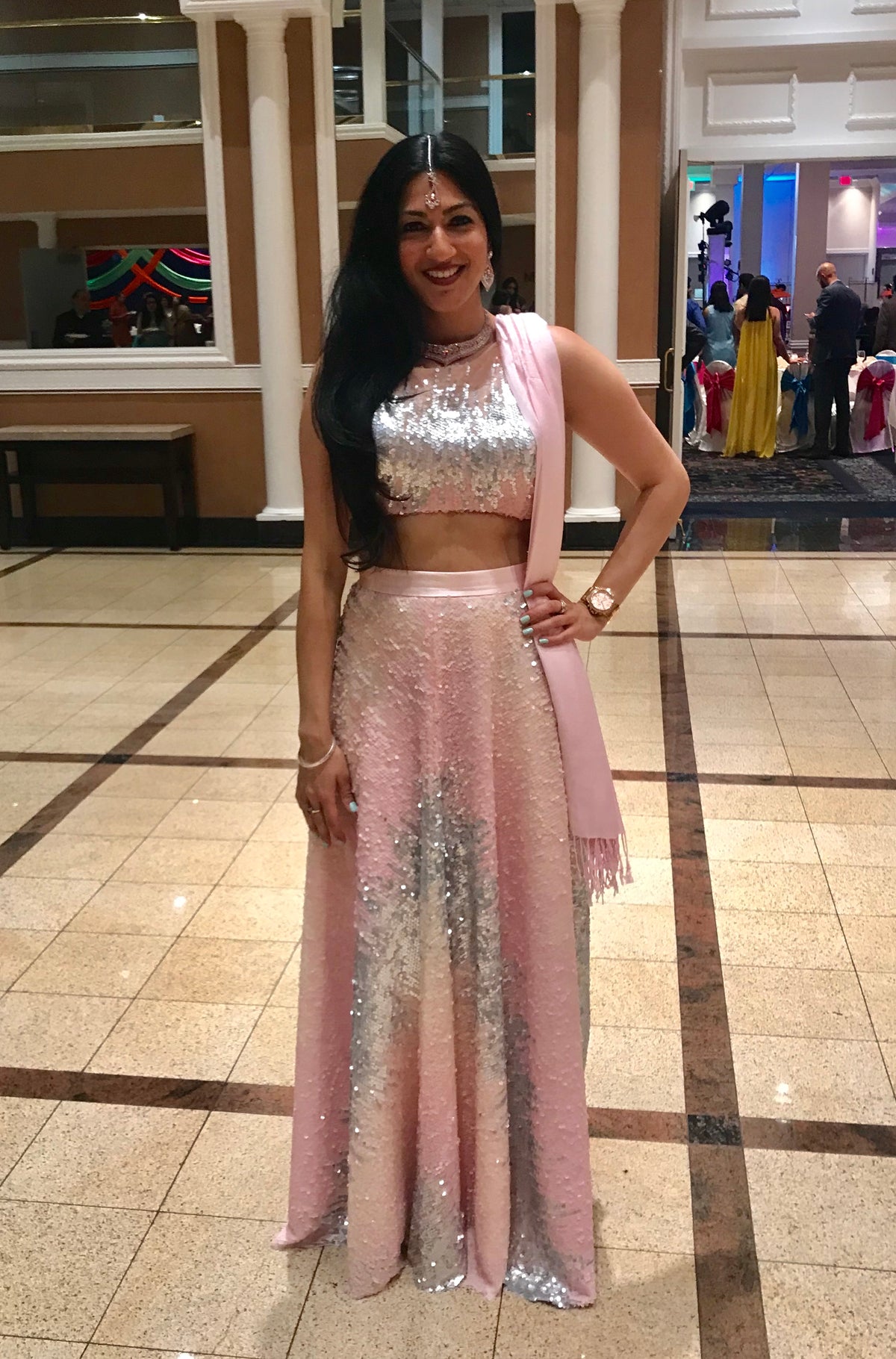 Pretty in Pink Sequins | Nisha M.