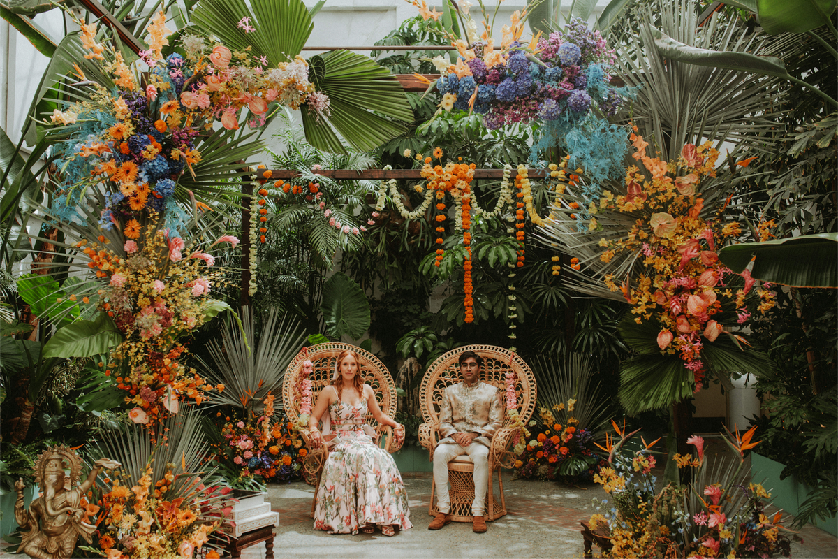 Bride and Groom Lauren and Kush Share their Indian-American DTLA Wedding Day with us!