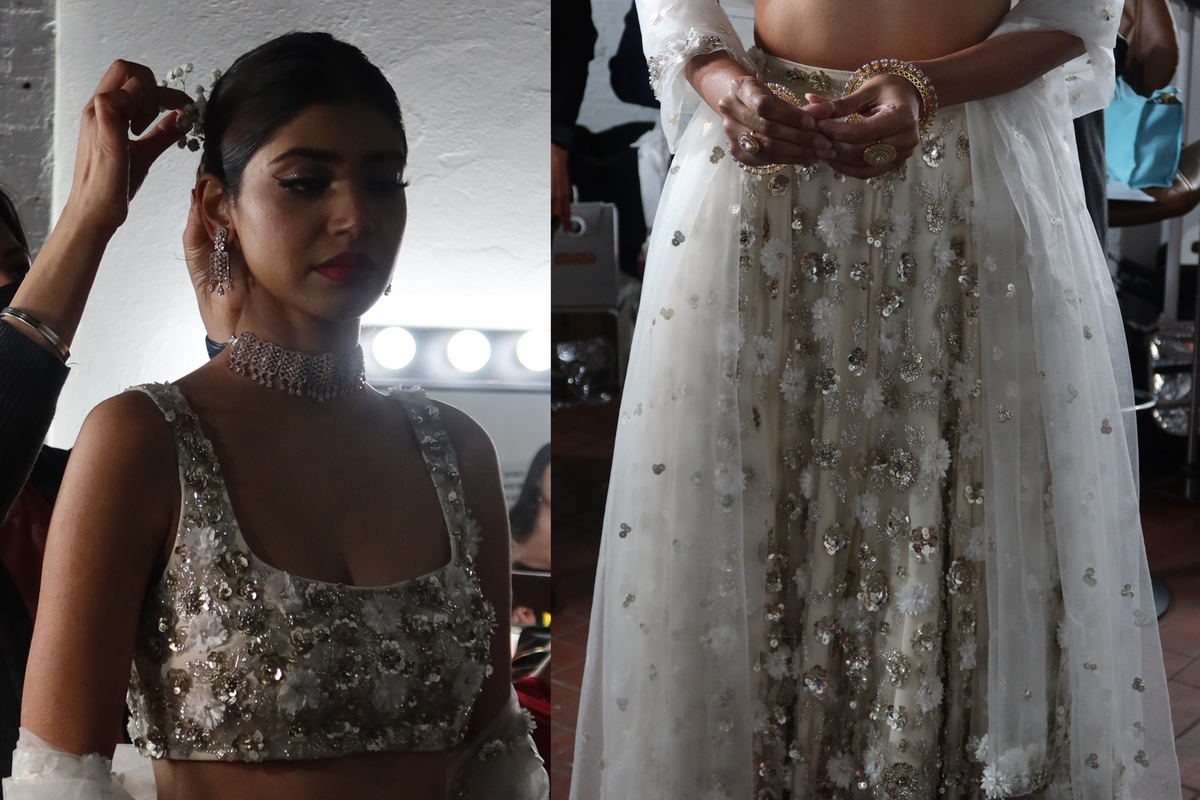 Stitch by Stitch: Crafting the Vivianna Bridal Lehenga Set