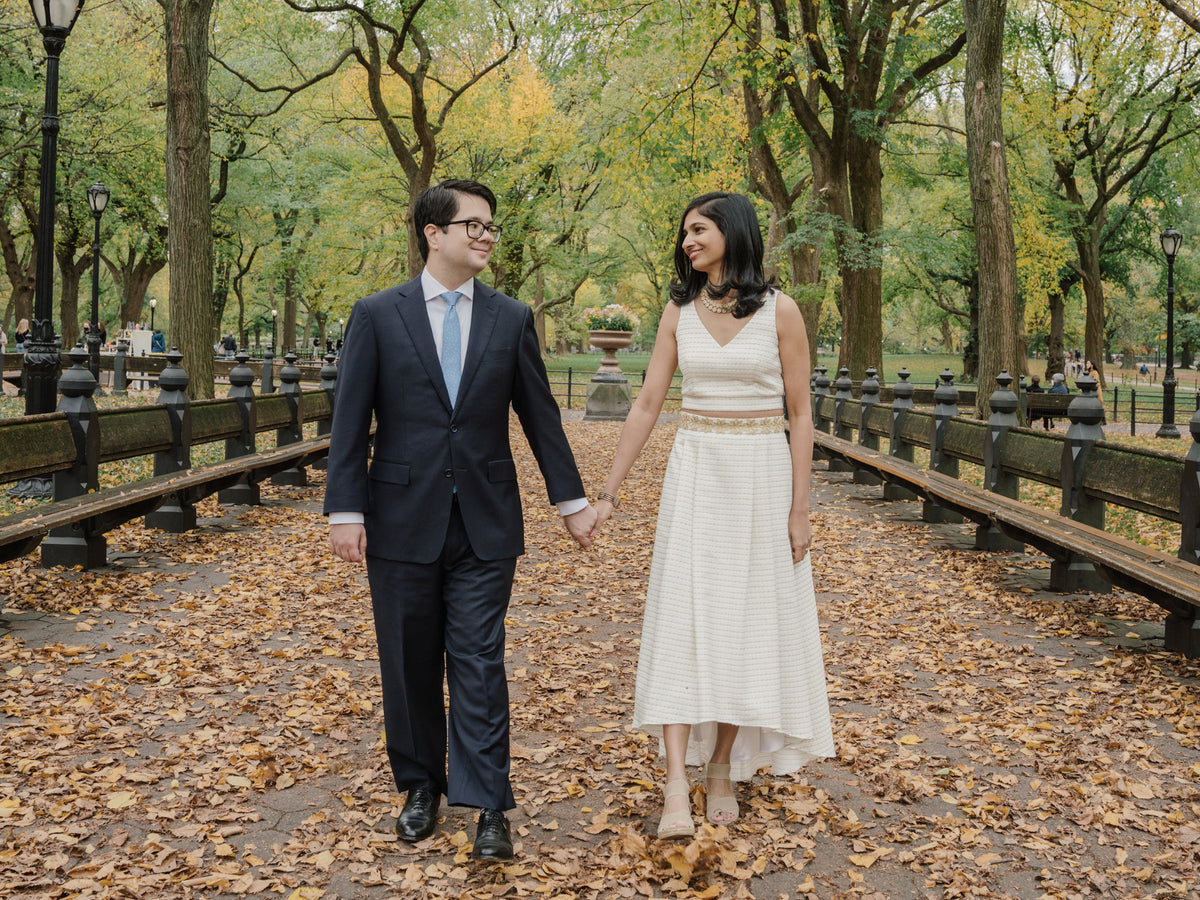 Intimate Central Park Ceremony with HK Bride Urvi