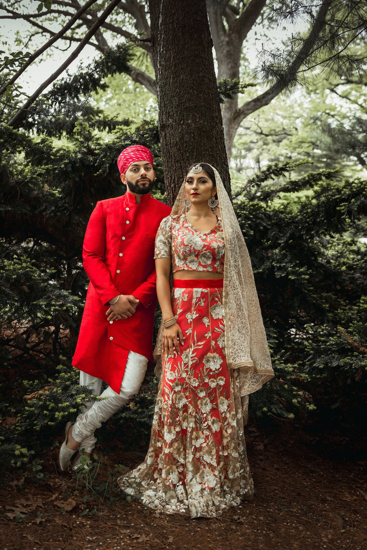 Matching Red Outfits