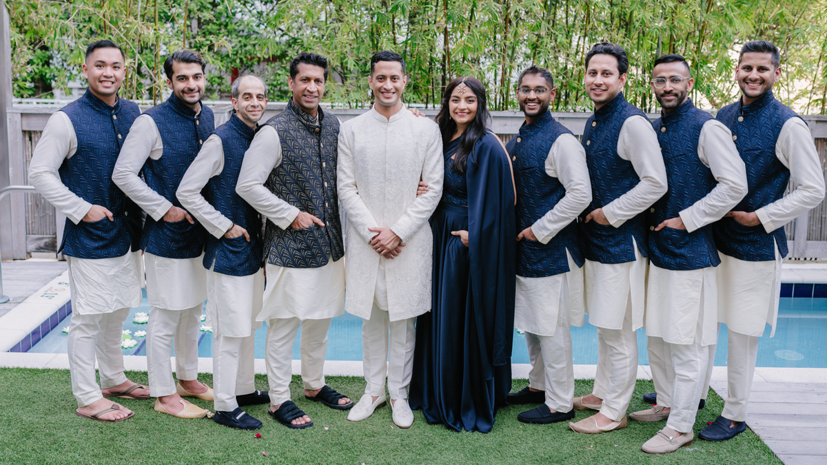 Modern Indian Groomsmen Outfits