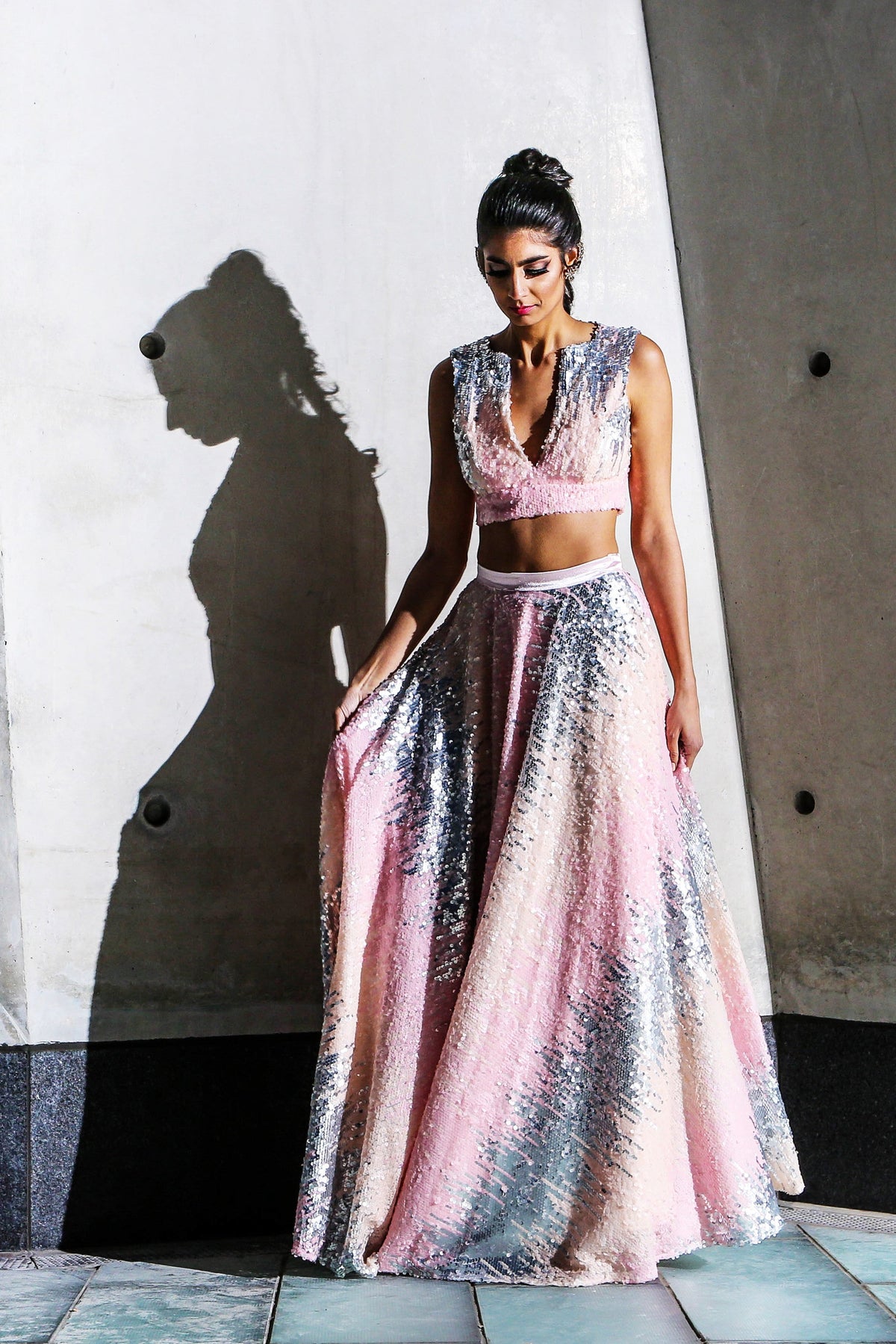 Sequin and Gold Indian Outfits for Men & Women HarleenKaur Sequin and Gold Indian Outfits for Men & Women HarleenKaur