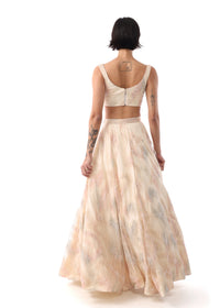 CHANDRIKA Nude Pastel Lehenga Set