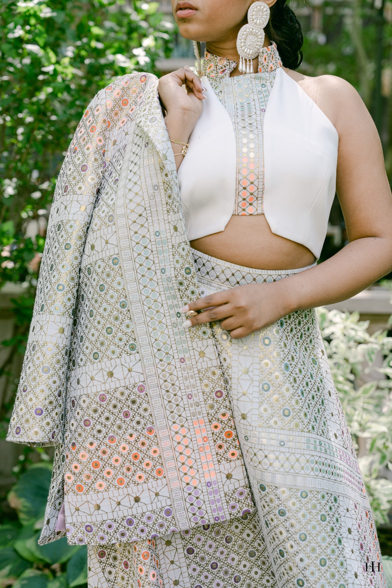 FARIA-Indian-Blazer-White-