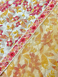 HALVA Yellow & Pink Dupatta