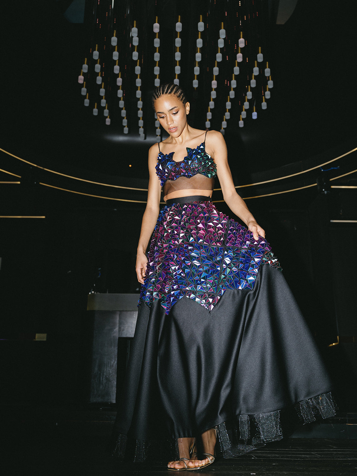 STARR 3D Printed Lehenga Top