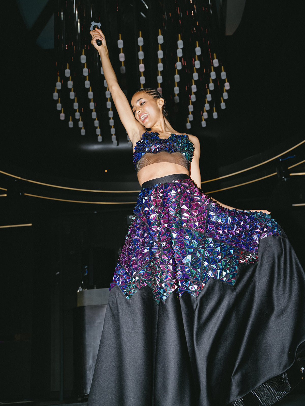 BURSA 3D Printed Lehenga Skirt