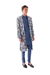 VIRMAL Open Sequin Sherwani
