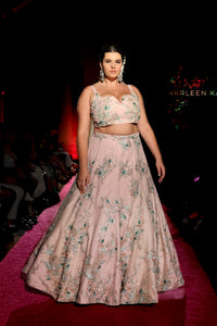 ALESSIA Mint and Blush Pink Bridal Lehenga Set