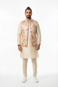 KAI Metallic Floral Bandi Vest