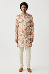 KENJI Gold Floral Kurta