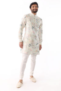 KENNY Mint Green Floral Kurta