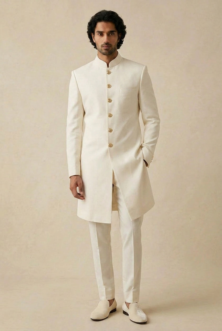 LAKHI Recycled Twill Sherwani