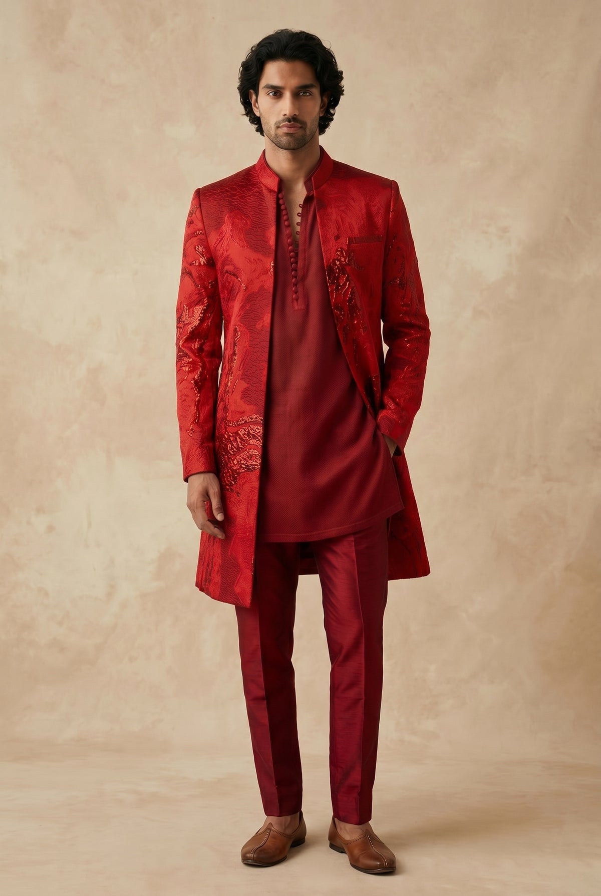 LEO Open Sherwani Jacket