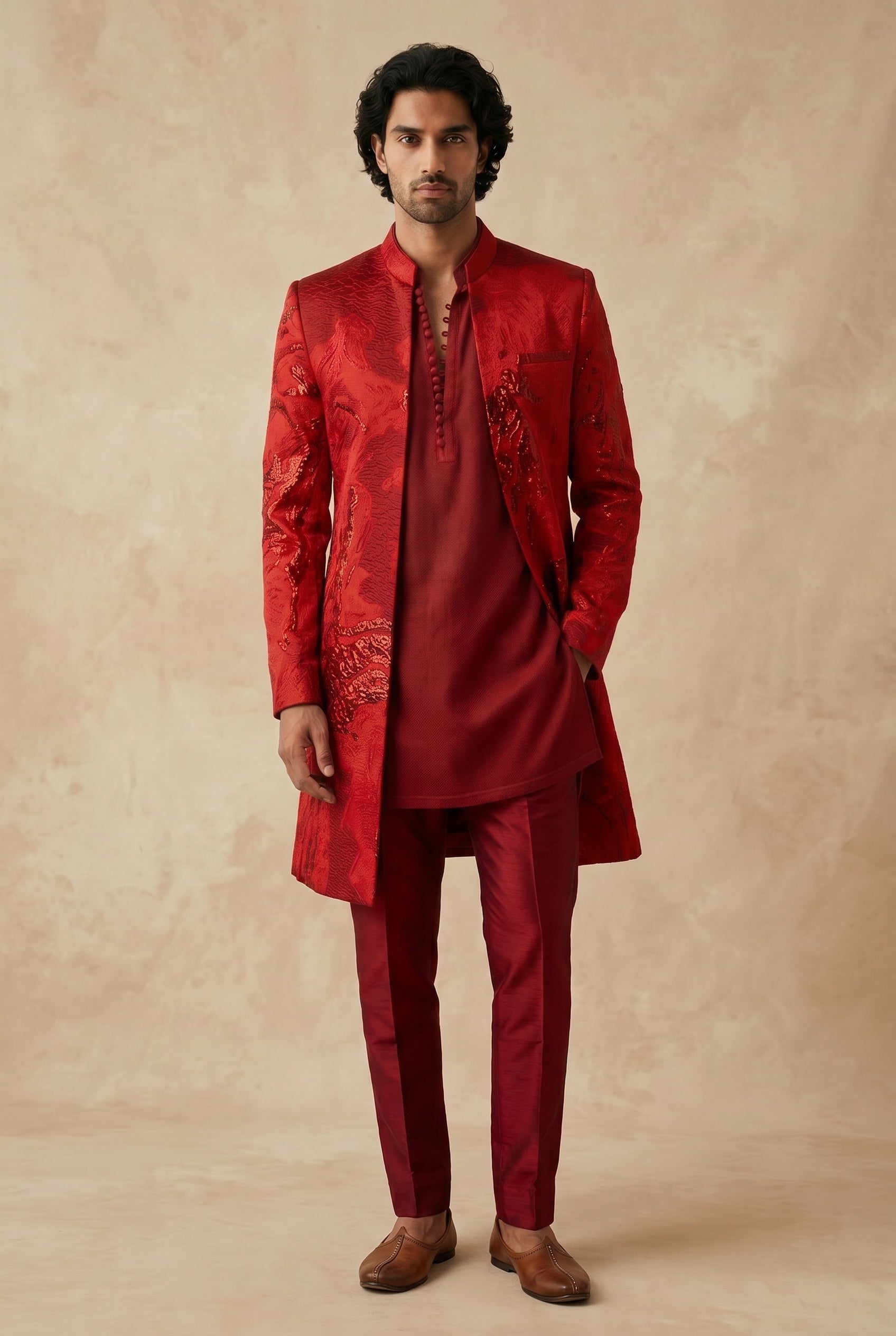 LEO Open Sherwani Jacket