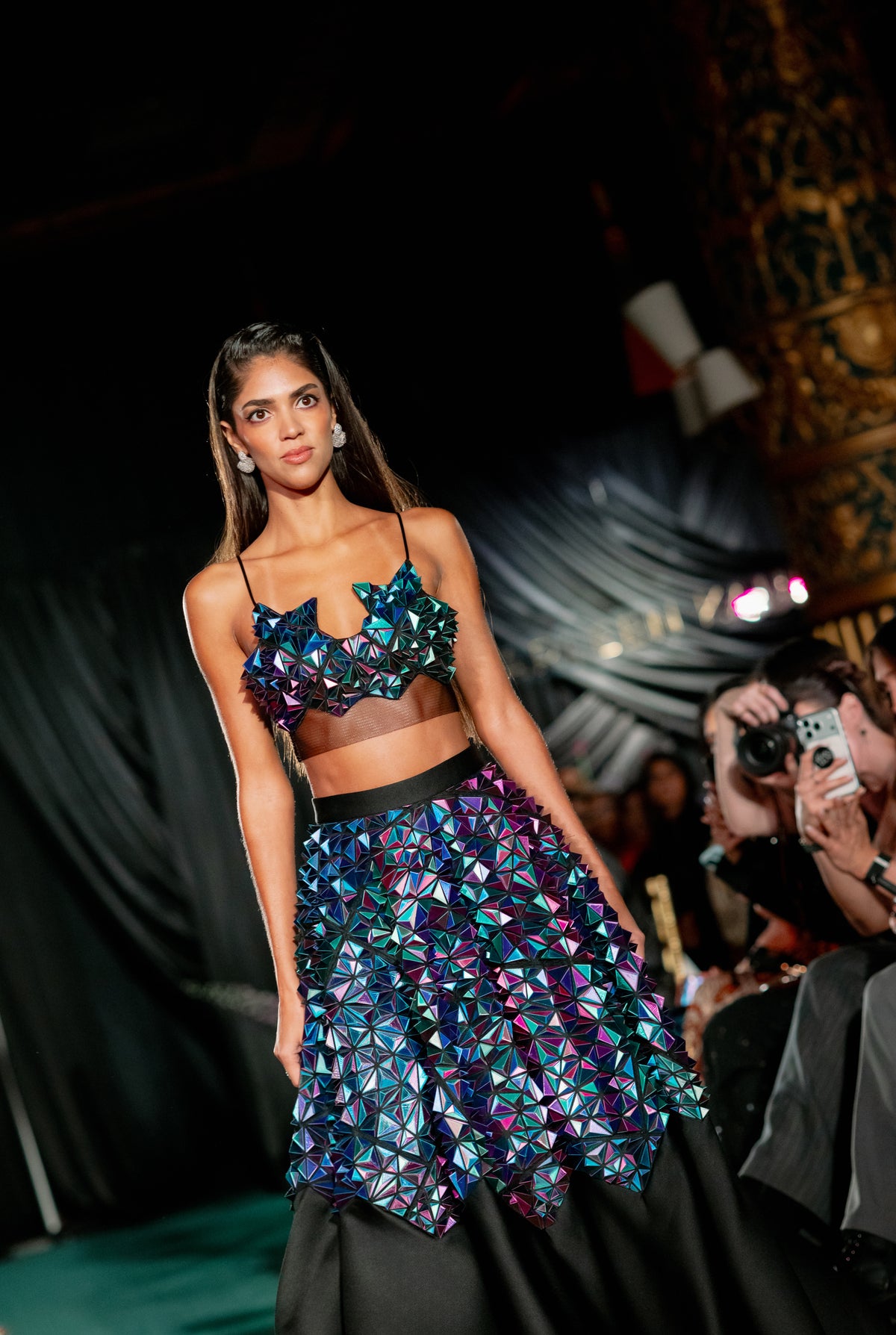 STARR 3D Printed Lehenga Top