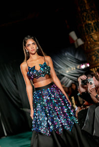 BURSA 3D Printed Lehenga Skirt