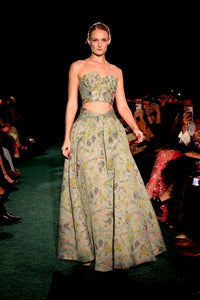 LEIGHTON Mint Floral Skirt