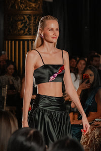 KIMAYA 3D Printed Lehenga Top