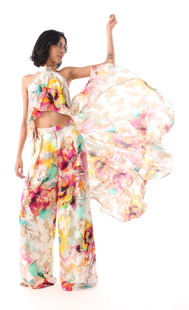 MIRAKI Watercolor Floral Pant