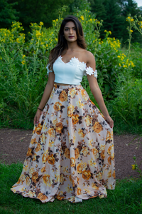 NIKA Rose Lehenga Skirt