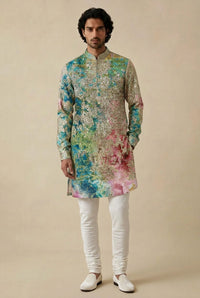 RENZO Blush, Mint and Gold Kurta
