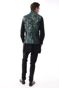 ROCKY Green and Gold Bandi Vest