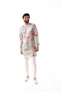RENZO Blush, Mint and Gold Kurta