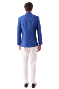 SALIM Cobalt Blue Jodhpuri Jacket