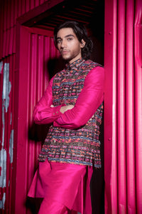 GUNEET Raw Silk Kurta