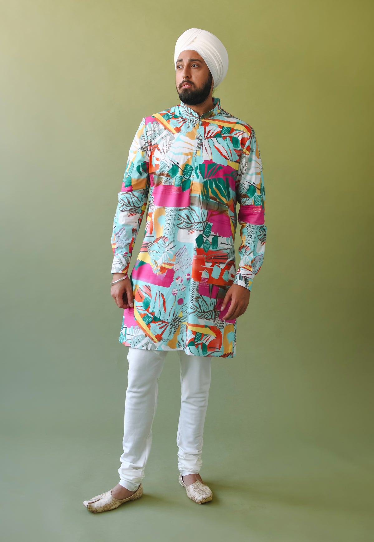 SHANE Abstract Print Kurta