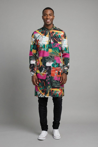 SHANE Abstract Print Kurta