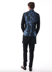 MIRAAN Metallic Bandi Vest