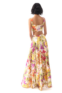TARAJI Floral Lehenga Top