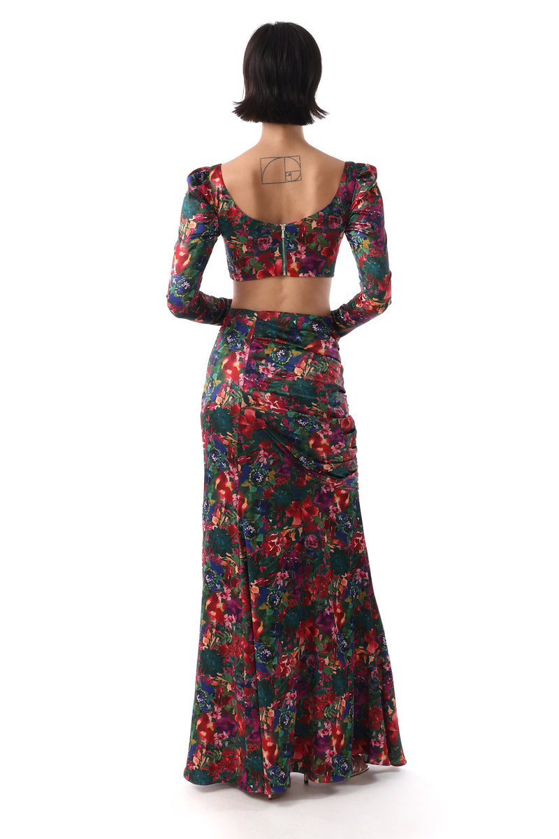 UMA Sweetheart Enchanted Floral Lehenga Top
