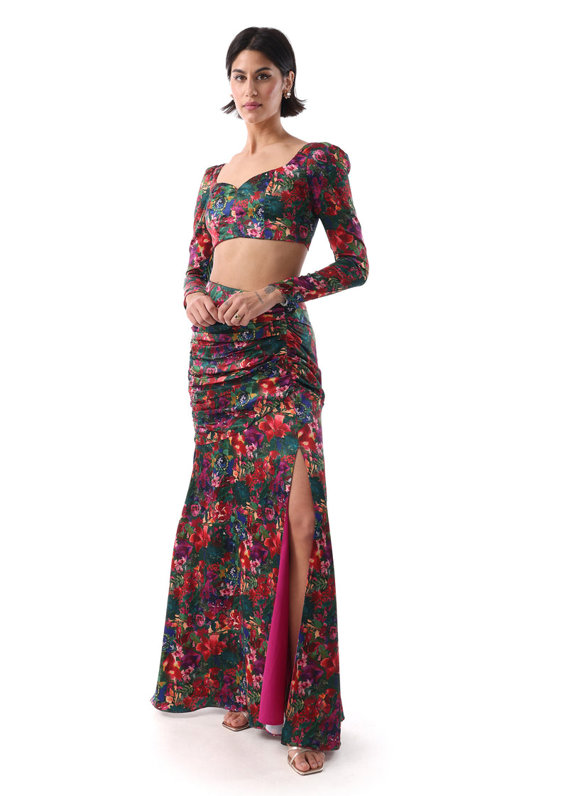 UMA Sweetheart Enchanted Floral Lehenga Top