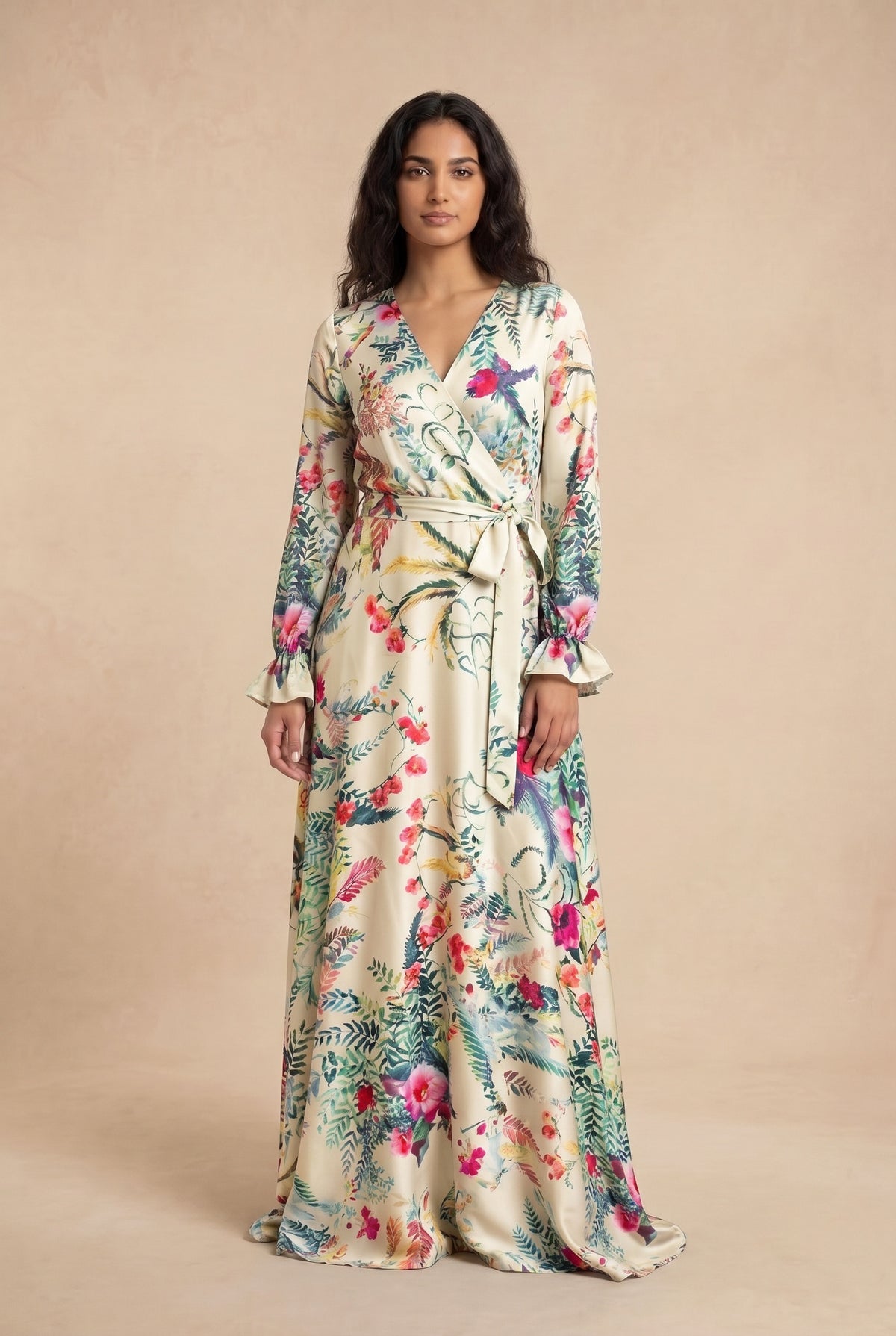 YUNA Caribbean Floral Dress