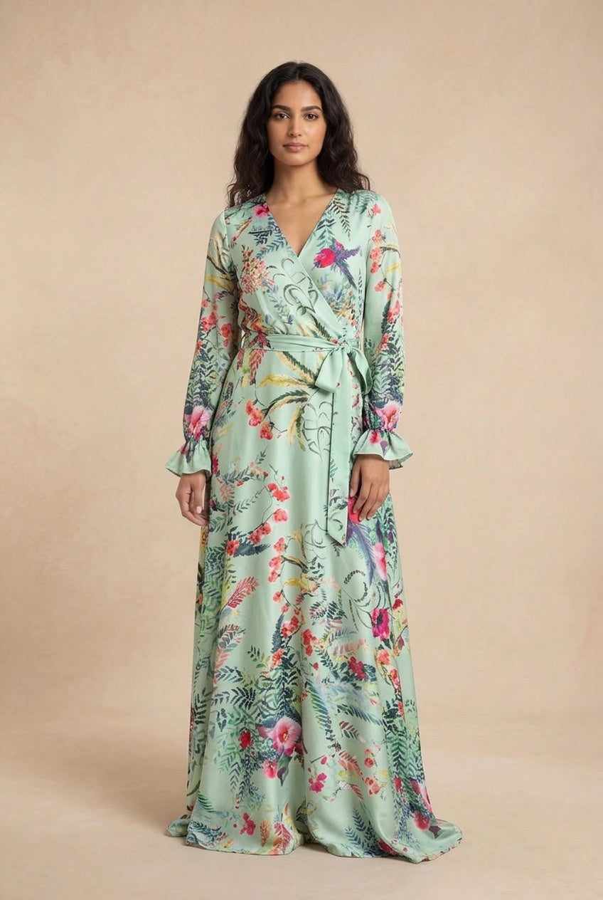 YUNA Caribbean Floral Dress