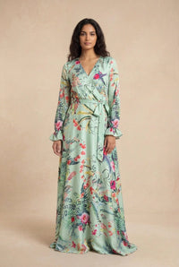 YUNA Caribbean Floral Dress