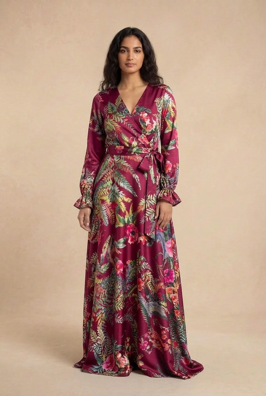 YUNA Caribbean Floral Dress