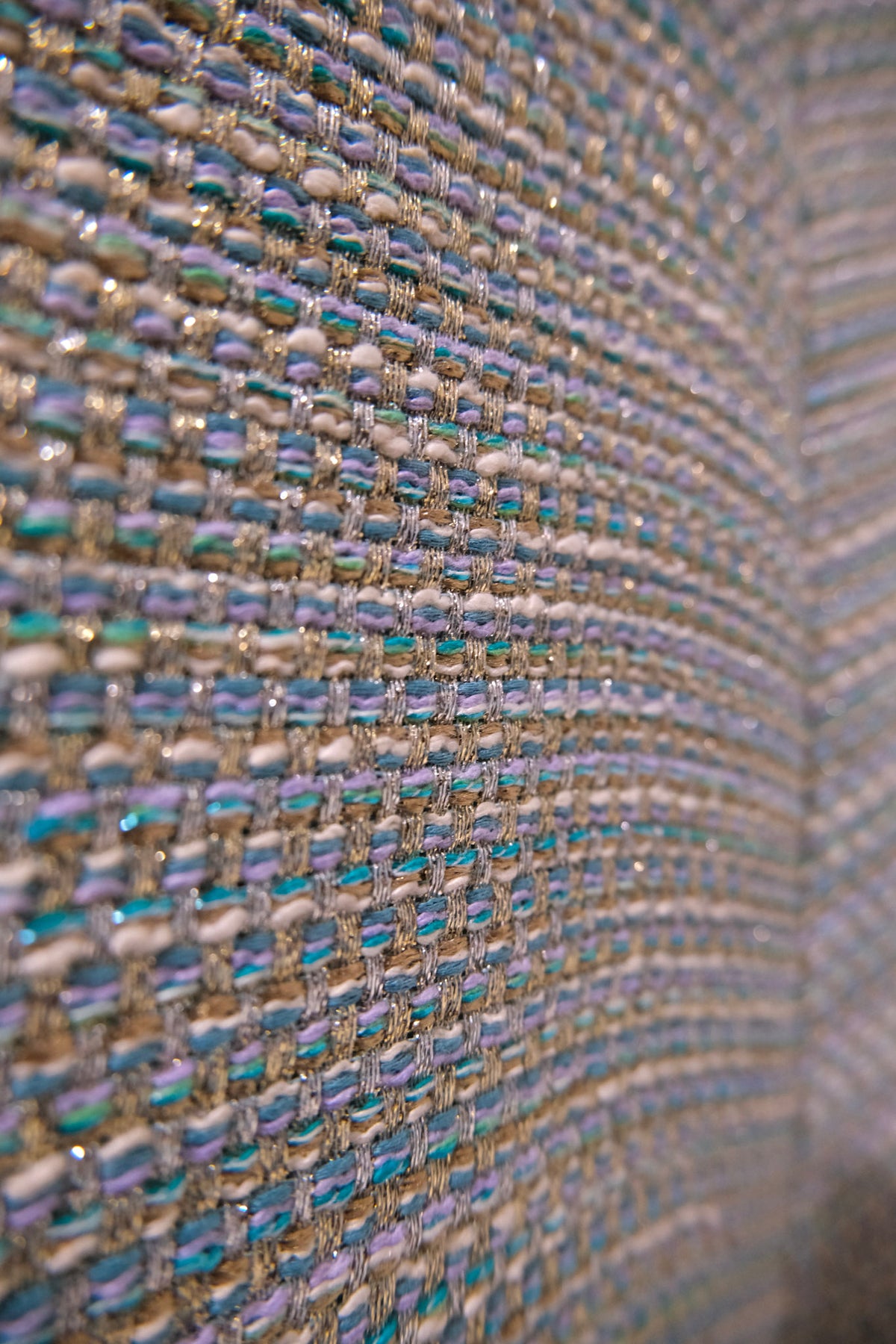 ALEXIA Blue Tweed Jacket