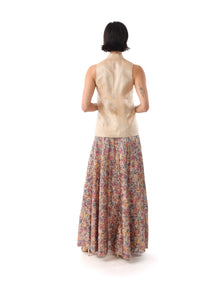 KISMA Gold and Beige Vest