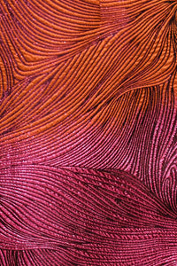VIVEK Pink and Orange Metallic Ombre Sherwani Jacket