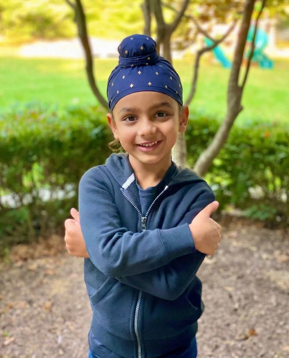 Kids Gold Diamond Patka