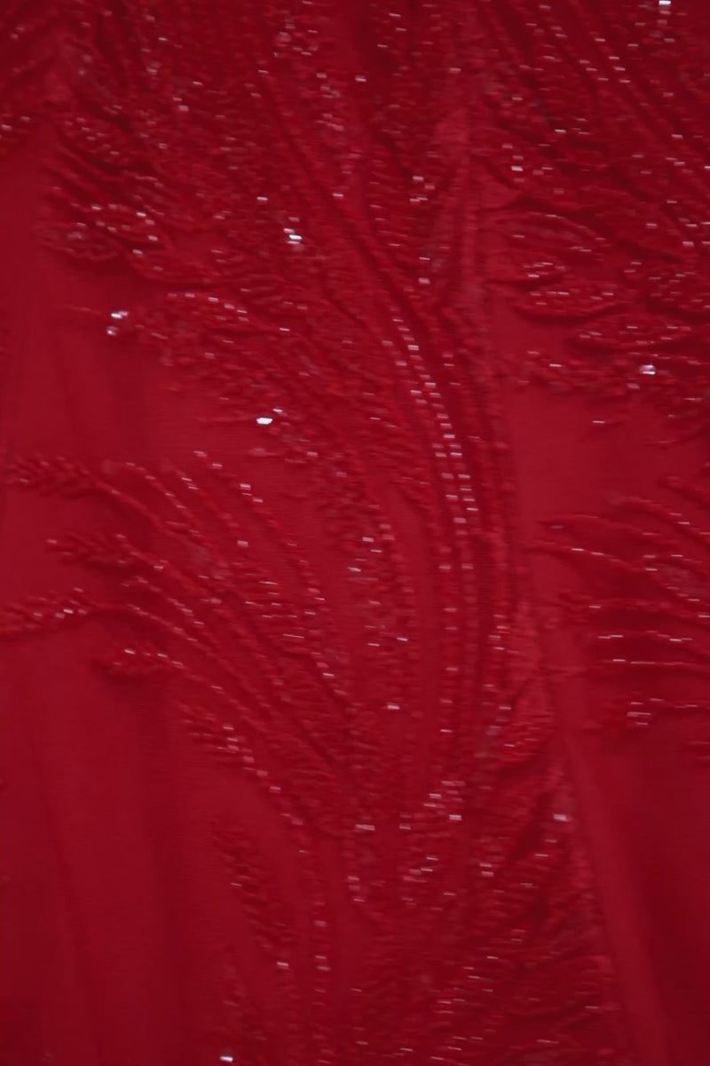 LUCIANA Red Lehenga Set