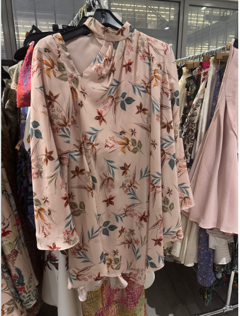 GIANELLA Blush Floral Dress (Sample)