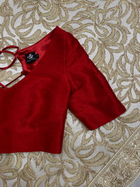 Sample 408 Red Short Sleeve Top