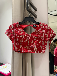 SEJAL Red Wedding Lehenga Set (Sample)