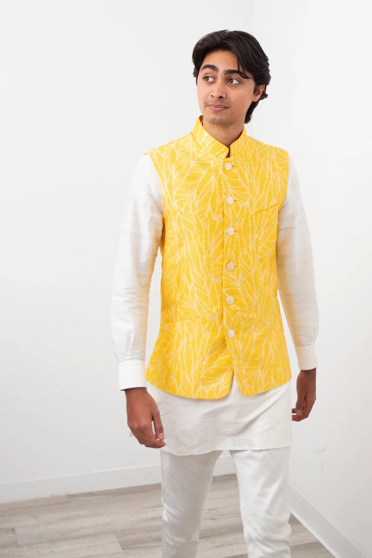 GUNEET Raw Silk Kurta